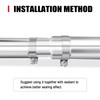Stainless Steel 2.5 to 2.75 Inch Exhaust Adapter, 2.5" ID