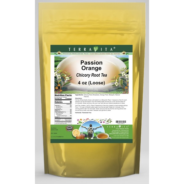 Passion Orange Chicory Root Tea (Loose) (4 oz, ZIN: 555640)