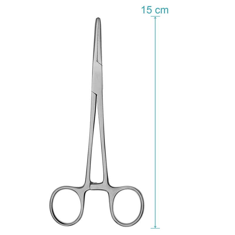 May Klemme mit geradem Ende - 15 cm lang aus