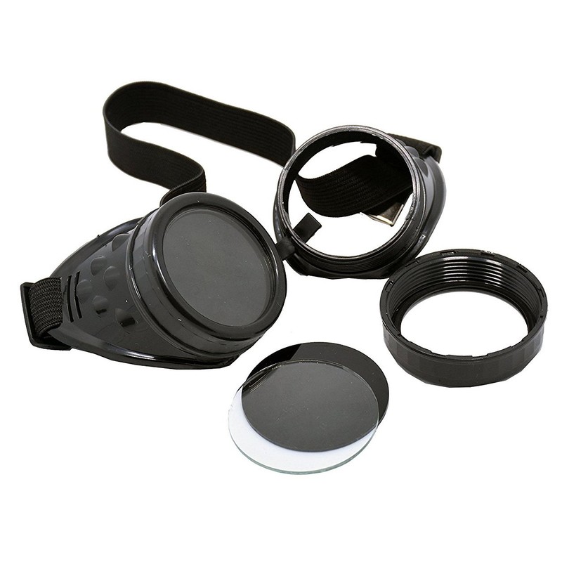 OFKPO Fashion Vintage Cosplay Style Retro Windproof Steampunk Goggles, Welding