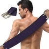 URAQT Back Scrubber, Exfoliating Back Scrubber for Shower, Double-Sided Back
