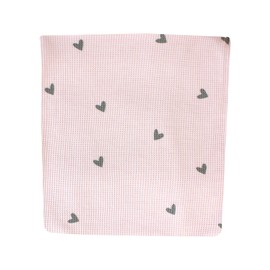 Socksmad 2 Pack Baby Blankets 100% Soft Cotton with Embroidery Cot Crib Moses Basket Pram Cellular Blanket (Pink Deer)