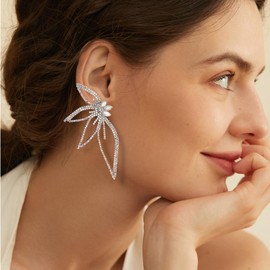 Stocking Stuffers Holiday Outfits for Women 2024 Butterfly Earrings for Women Gold Butterfly Earrings Long Tassel Earrings Rhinestone Dangle Earrings Butterfly Hoop Earrings Jewelry Gifts