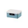 AnRui 2 Gallon Lockable Storage Container Bin, Portable Plastic Safe