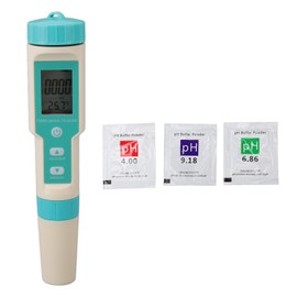 Water Quality Meter ORP PH TDS TEMP EC Salinity SG 7 in 1 Accurate Digital Water Testing Pen with Powder
