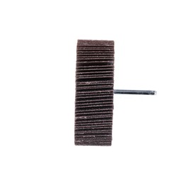 Merit Coated Aluminum Oxide Mounted Flap Wheel, Straight Shank Type, 3" Dia, 1" Face Width,