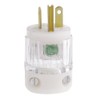 Leviton 8315-CT 20 Amp, 125 Volt, Plug, Straight Blade, Hospital