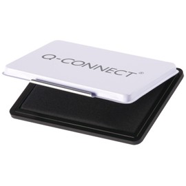 Q-Connect Large Stamp Pad Black KF15440