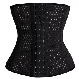 Allanve Waist Nipper Corset, Revolutionary: Reduces by 3.1 inches (8 cm), Tummy-Tightening, Women’s Corrective Undergarment, Postpartum, for Dieting, Body Shaping, Back Pain Support, Shaping, Shapewear, Breathable, Expandable, black (black 19-3911tcx), S