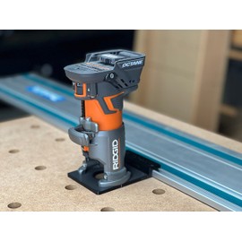 ToolCurve's Guide Rail Adapter Compatible with Ridgid Trim Router