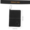 NOLITOY 1pc Portable Golf Scorecard Holder Pu Leather Protector Simple