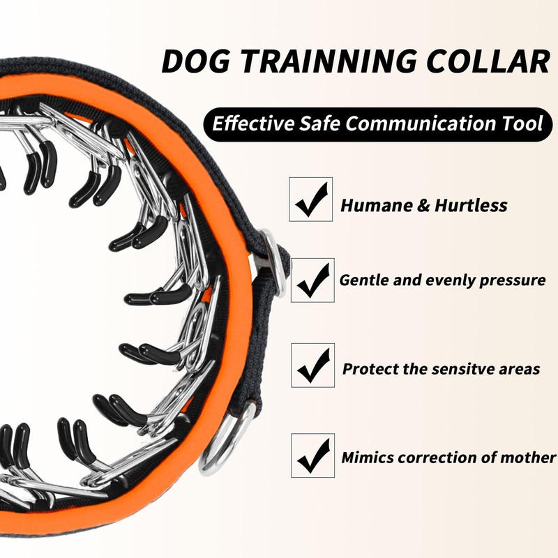 Martingale No Pull Dog Collar for Large Medium Small Dogs,
