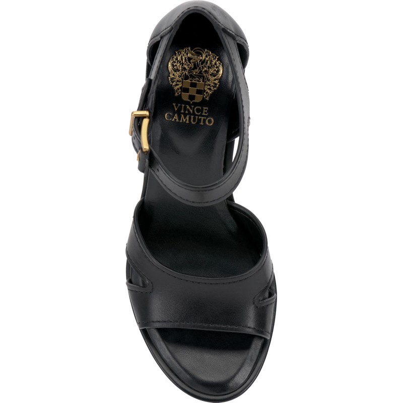 Vince Camuto Women's Faraz Heeled Sandal, Black, 7