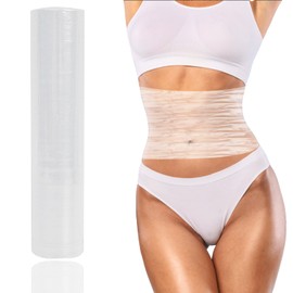 Jolbndcv 50 Meters Osmotic Plastic Body Wrap,Workout and Sweat Enhancer Stomach Reduces Cellulite Body Wrap Film Effect Applicator