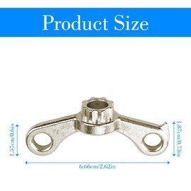 GLADFRESIT Bike Crank Removal Tool,Essential Repair Safety Hook Bottom for Shimano Hollowtech II