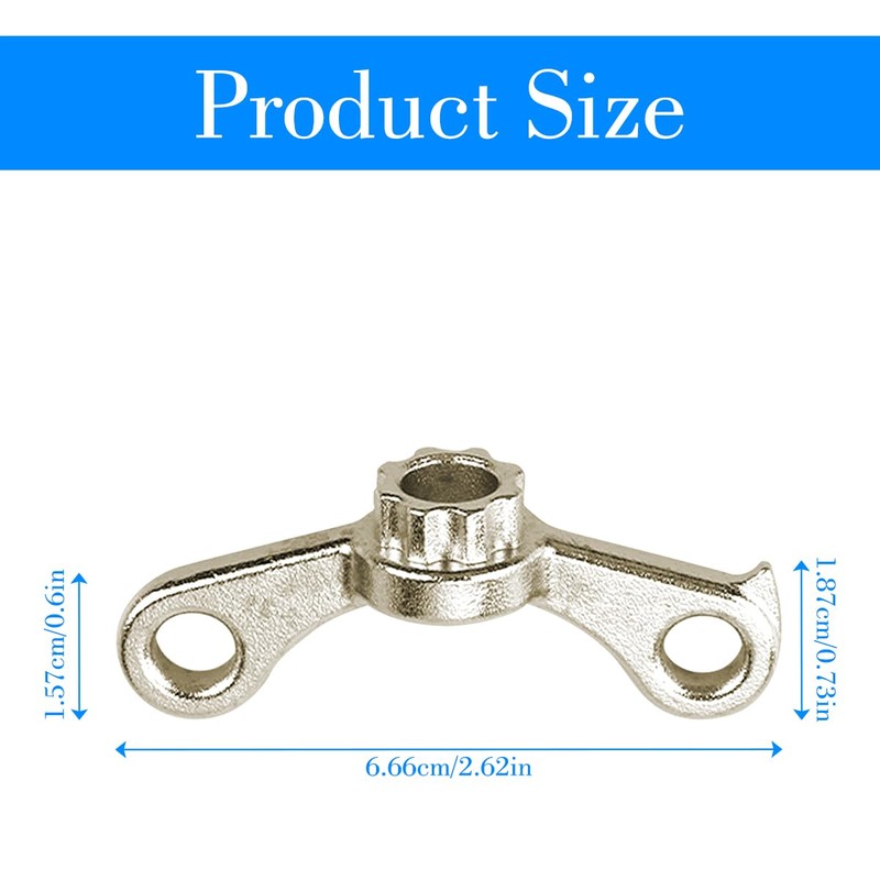 GLADFRESIT Bike Crank Removal Tool,Essential Repair Safety Hook Bottom for