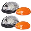 2 LED RV Exterior Porch Utility Light Oval 12v 300