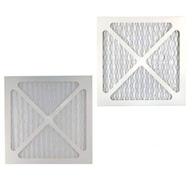 HQRP 2-pack Air Filter 12x12x1 for Home and Office HVAC System (Heating, Ventilation and Air Conditioning), MERV 8 Rating