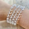 DHYANARSH by 100% Original Crystal/Sphatik Bracelet with size adjustable thread/Laboratory