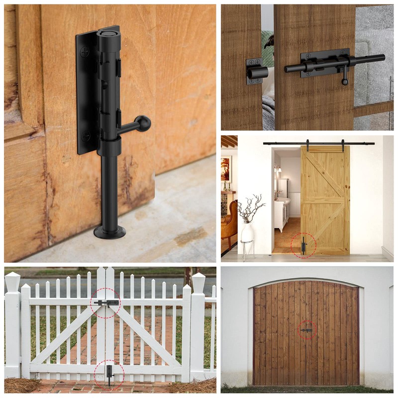 Barrel Bolt Latch, Sliding Bolt Gate Lock Door Latches Hardware,
