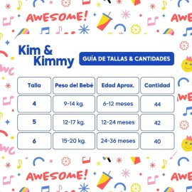 Calzon Entrenador Kim & Kimmy Etapa 6 - Pack 2 (80 Pzs)