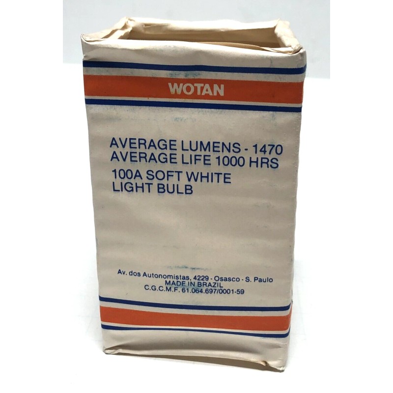 WOTAN 100W R20 SOFT WHITE BULB - MADE IN BRAZIL