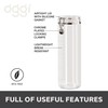 OGGI Tall Clear Canister with Clamp Lid, 58 oz -