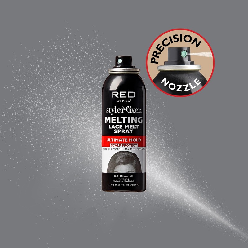 RED By Kiss Styler Fixer Melting Lace Melt Spray, Ultimate