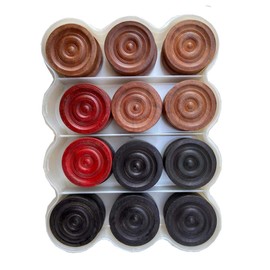 KD SISCAA Carrom Coin Carrom Board Accessory Approved & Used in National Tournament Carrom board by Carrom Federation of India (Genius)