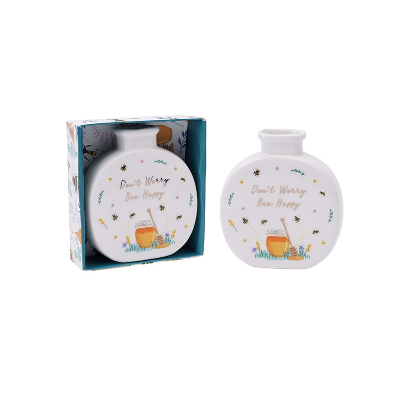 CGB Giftware The Beekeeper 'Don't Worry Bee Happy' Ceramic Gifting