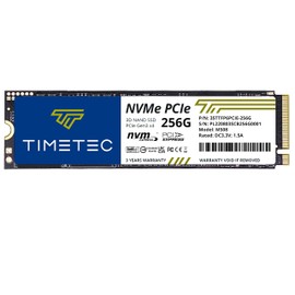 Timetec 256GB SSD NVMe PCIe Gen3x4 8Gb/s M.2 2280 3D NAND High Performance SLC Cache Read/Write Speed Up to 2,000/1,600 MB/s Internal Solid State Drive for PC Laptop and Desktop