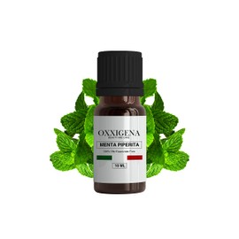 Oxxigena - Peppermint Essential Oil - 10ml - Made in Italy - 100% Pure, Natural, Vegan, GMO Free - Ideal for Aromatherapy, Massage Mixes