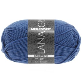 LANA GROSSA Meilenweit 50 g Cashmere | Classic Socks, Machine Washable | Hand Knitting Yarn Made of 70% Virgin Wool (Superwash), 25% Polyamide and 5% Cashmere | 50 g Wool for Knitting & Crocheting |