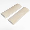 5 inch Smooth Rounded Camel Bone Scales Handle Set Pair