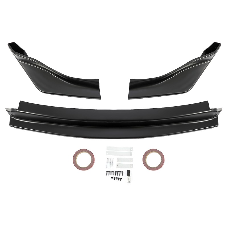 HECASA 3Pcs Front Bumper Lips Compatible with 2006-2009 Nissan 350Z