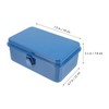 DOITOOL Small Metal Tool Box Organiser for Tool Box Portable