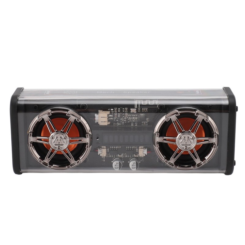 Transparent Bluetooth Speaker 2x5W Subwoofer Portable Wireless Bluetooth 5.3 Speakers