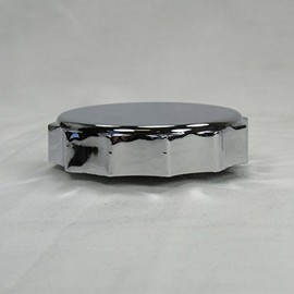 Early "CAM" Bayonet style 1936-1982 FL FX XL Harley Chrome Vented Motorcycle Gas Tank Cap - Scallop Style - Chopper Bobber Cafe Racer