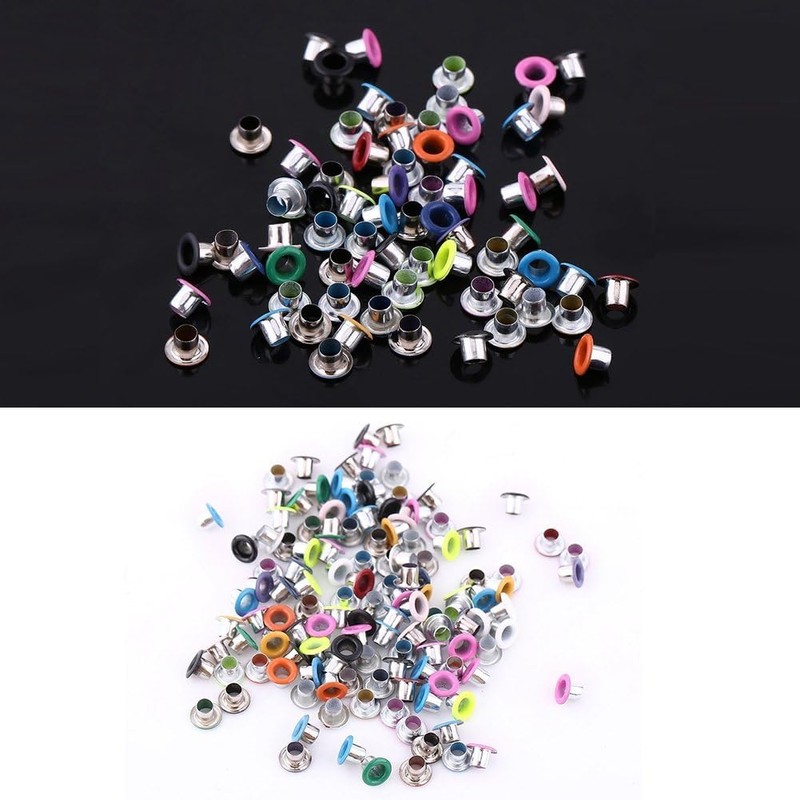 caak Double-sided Grommets, Grommets, Approximately 200 Pieces Set, Bottom Stud