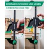 SMABIX One-handed clamps set of 2 for tensioning, stretching 71