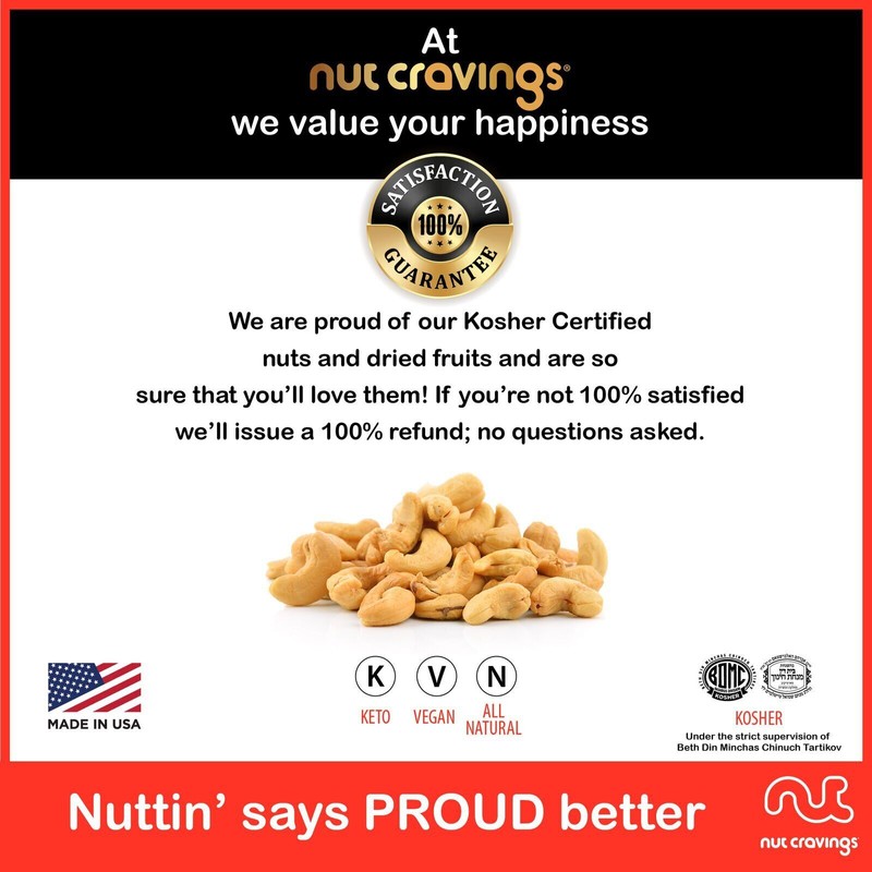 Nut Cravings Gourmet Nut Gift Basket in Red Box, Elegant