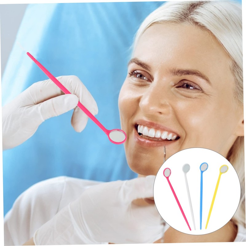 BUGUUYO Oral Mirrors 20pcs Disposable Kit Lightweight Safe for Adults