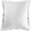 2 x 100% Cotton Pillowcases 63 x 63 cm White