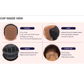 Outre Perfect Hair Line Synthetic 13x4 Faux Scalp Lace Front Wig - LAUREL (613)