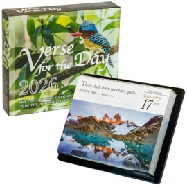 Verse for the Day Calendar 2026 - Daily Bible Calendar with KJV Scripture - 365 Pages