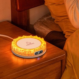 4 Temperatureinstellung Tasse Wärmer, Intelligentes Digital Display Sieben Farblicht, Vielseitige Heizplatte, 8H -Timer -Abschaltfunktion für Glas, Stahl, Keramikbecher