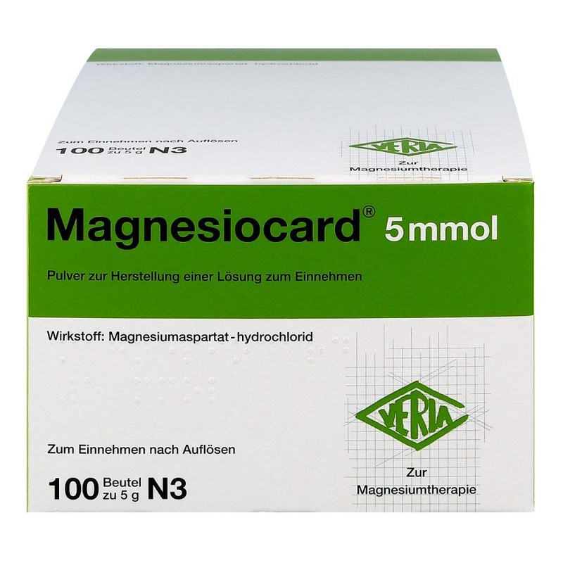 Magnesiocard 5 mmol Powder Bags, Pack of 100