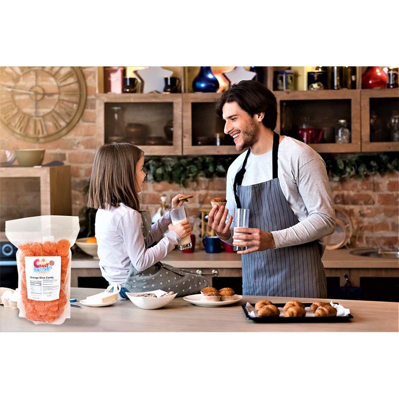 Sarahs Candy Factory Orange Slice Candy 5 Lbs in Bag