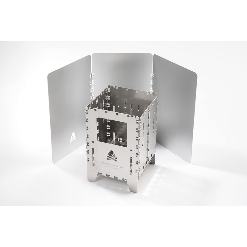 Bushcraft Essentials BUSHBOX Wind Protection Camping Accessories Outdoor Stove Hobo