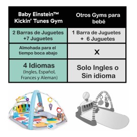 Gimnasio De Descubrimiento De Música Y Lenguaje 4 En 1 Multicolor